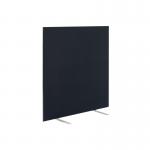 Jemini Floor Standing Screen 1600x25x1200mm Black KF79009 KF79009