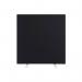 Jemini Floor Standing Screen 1600x25x1200mm Black KF79009 KF79009