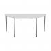 Jemini Semi Circular Multipurpose Table 1600x800x730mm White KF79033 KF79033