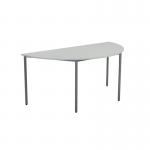 Jemini Semi Circular Multipurpose Table 1600x800x730mm White KF79033 KF79033