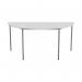 Jemini Semi Circular Multipurpose Table 1600x800x730mm White KF79033 KF79033