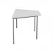 Jemini Trapezoidal Multipurpose Table 1600x800x730mm White KF79036 KF79036
