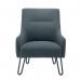 Jemini Reception Armchair Hairpin Leg Grey KF79142 KF79142