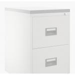Talos Top White W1000 x D450 x 25mm (For use with Talos steel filing cabinets) TCS-FIL-TOPWH KF79255