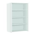 Serrion Medium Bookcase 1750mm White KF79438 KF79438