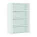 Serrion Medium Bookcase 1750mm White KF79438