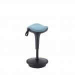 Jemini Height Adjust Sit Stand Sway Wobble Stool Black/Blue KF79443 KF79443