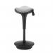 Jemini Height Adjust Sit/Stand Sway Wobble Stool 330x330x660-840mm Black/Grey KF79444