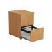 Jemini 2 Drawer Filing Cabinet 464x600x710mm Beech KF79455 KF79455