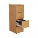 Jemini 4 Drawer Filing Cabinet 464x600x1365mm Beech KF79456 KF79456