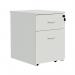 Serrion Eco 18 2 Drawer Mobile Pedestal 434x580x525mm White KF79825 KF79825