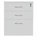 Serrion Eco 18 Desk High Pedestal 600mm White KF79828 KF79828