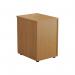 Jemini 2 Drawer Filing Cabinet 464x600x710mm Nova Oak KF79856 KF79856