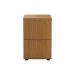 Jemini 2 Drawer Filing Cabinet 464x600x710mm Nova Oak KF79856 KF79856