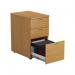 Jemini 3 Drawer Desk High Pedestal 404x600x730mm Nova Oak KF79858 KF79858