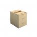 FF Jemini Maple 3 Drawer Fixed Pedestal TESHP3MA KF79869
