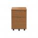 Jemini 2 Drawer Mobile Pedestal 404x500x595mm Nova Oak KF79872 KF79872