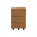 Jemini 3 Drawer Mobile Pedestal 400x500x595mm Nova Oak KF79873 KF79873