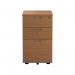 3 Drawer Under Desk Pedestal Nova Oak KF79874 KF79874