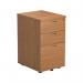 Jemini 3 Drawer Under Desk Pedestal Nova Oak KF79874 KF79874
