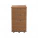 Jemini 3 Drawer Under Desk Pedestal Nova Oak KF79874 KF79874