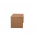 Jemini Reception Modular Straight Desk Unit 1200x800x740mm Nova Oak KF79876 KF79876