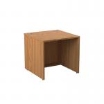 Jemini Reception Modular Straight Desk Unit 800x800x740mm Nova Oak KF79880 KF79880