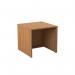 Jemini Reception Modular Straight Desk Unit 800x800x740mm Nova Oak KF79880 KF79880