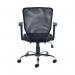 Jemini Low Back Operator Mesh Back Chair 600x600x940-1030mm Black KF79885 KF79885