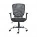 Jemini Low Back Operator Mesh Back Chair 600x600x940-1030mm Black KF79885 KF79885