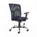 Jemini Low Back Operator Mesh Back Chair 600x600x940-1030mm Black KF79885 KF79885