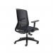 Arista Tekna High Back Executive Chair 670x630x945-1065mm Mesh Back Black KF79886 KF79886