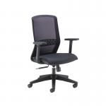 Arista Digby High Back Executive Chair 670x630x945-1065mm Mesh Back Black KF79886 KF79886