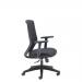 Arista Tekna High Back Executive Chair 670x630x945-1065mm Mesh Back Black KF79886 KF79886