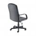 Jemini Jack 2 Executive Swivel Chair with Fixed Arms 620x600x1020-1135mm Polyurethane Black KF79887 KF79887