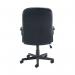 Jemini Jack 2 Executive Swivel Chair with Fixed Arms 620x600x1020-1135mm Polyurethane Black KF79887 KF79887