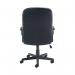 Jemini Jack 2 Executive Swivel Chair with Fixed Arms 620x600x1020-1135mm Polyurethane Black KF79887 KF79887