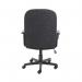 Jemini Jack 2 Executive Swivel Chair with Fixed Arms 620x600x1020-1135mm Fabric Charcoal KF79889 KF79889