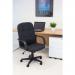 Jemini Jack 2 Executive Swivel Chair with Fixed Arms 620x600x1020-1135mm Fabric Charcoal KF79889 KF79889
