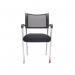 Jemini Jupiter Conference Chair with Arms 555x550x860mm Mesh Back Black/Chrome KF79891 KF79891