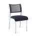 Jemini Jupiter Conference Chair 555x550x860mm Mesh Back Black/Chrome KF79892 KF79892