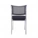 Jemini Jupiter Conference Chair 555x550x860mm Mesh Back Black/Chrome KF79892 KF79892