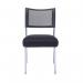 Jemini Jupiter Conference Chair 555x550x860mm Mesh Back Black/Chrome KF79892 KF79892