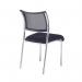 Jemini Jupiter Conference Chair 555x550x860mm Mesh Back BlackChrome KF79892 KF79892