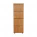 First 4 Drawer Filing Cabinet 464x600x1365mm Beech KF79917 KF79917