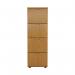 First 4 Drawer Filing Cabinet 464x600x1365mm Nova Oak KF79918 KF79918