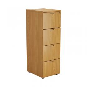 VOW First 4 Drawer Filing Cabinet 464x600x1365mm Nova Oak KF79918 KF79918