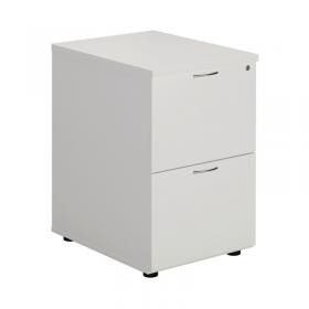 First 2 Drawer Filing Cabinet 464x600x710mm White KF79919 KF79919