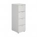 First 4 Drawer Filing Cabinet 464x600x1365mm White KF79920 KF79920