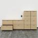 First 4 Drawer Filing Cabinet 464x600x1365mm White KF79920 KF79920